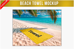 Beach Towel Mockup Product Image 1