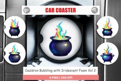 Car Coaster Iridescent Bubble Cauldron Product Image 1