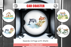 Car Coaster Seaside Cottage Product Image 1