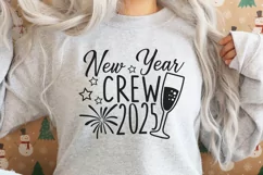 new year crew svg, new years svg, new year crew 2025 svg. Product Image 2