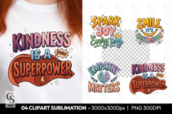 Kindness Superpower Sublimation Clipart PNG Product Image 1