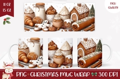 Christmas Cookies Mug Design, Christmas Mug Sublimation Product Image 1