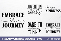 Motivational Quotes Designs SVG Product Image 1