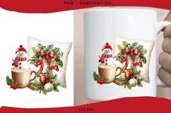 Christmas Scene PNG for Seasonal Decorations Product Image 1