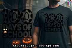 100 Days of School Cow Print PNG Product Image 2