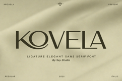 Kovela - Luxury Ligature Sans Serif Font Product Image 1
