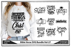 Bible Verse SVG Bundle, Self Love Svg, Love Like Jesus Svg Product Image 1