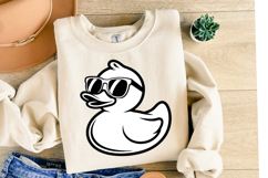 Cute Duck Svg | Svg Files for Cricut | Shirt Svg Product Image 2