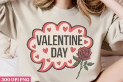Valentine day PNG, Pop Art Valentine Day Clipart PNG Product Image 2