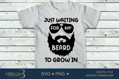 ,Just Waiting For My Beard To Grow In,Baby Announcement Gran Product Image 1