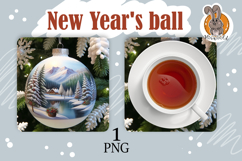 Christmas tree ball, stand for hot food Product Image 1