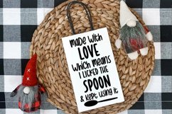 Made With Love Which Means| Kitchen Dish Towel SVG Product Image 2