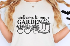 Welcome To My Garden Svg, Plant Lover Svg, Plant Mom Svg. Product Image 2
