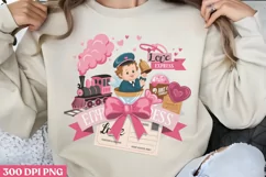 Love express PNG,Retro Valentines Sublimatio PNG Product Image 1