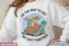 On The Way To Get My Shit PNG, Funny Sarcastic Sublimation Q Product Image 2