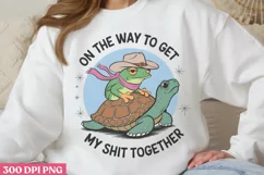 On The Way To Get My Shit PNG, Funny Sarcastic Sublimation Q Product Image 2