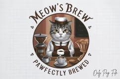 Vintage Funny Cat Quotes Sublimation, Vintage PNG Product Image 1