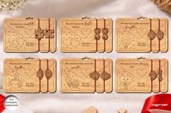 Valentine's Day Couple Bracelets SVG Bundle | Laser Cut Product Image 1