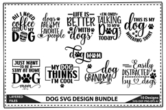 Dog SVG Design Bundle, Dog Bandana Svg, Dog Quotes Svg Product Image 1