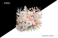 Peony Clipart, Peonies Png Product Image 1