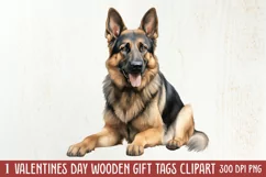 Valentine Pet Dogs Clipart, Valentine Pets Clipart Product Image 1