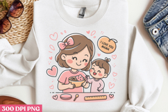 Floral Mama Mom Sublimation PNG Product Image 2