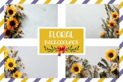 Sunflowers Background PNG, Floral Background Designs Product Image 1