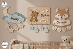 Baby Birth Stats Sign SVG Bundle | Glowforge | Laser Cut Product Image 1