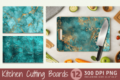 Luxury Turquoise Cutting Boards sublimation Designs Product Image 1