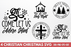 Christian Christmas SVG Product Image 1