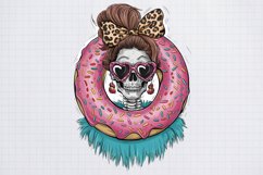 Funny Skeleton Messy CLIPART PNG Product Image 1