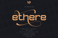 Ethere - Futuristic Sans - 162 fonts Product Image 1