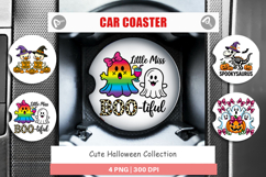 Cute Halloween Car Coaster Product Image 1