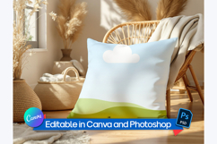 Boho Style Pillow Mockup Product Image 1