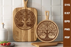 Tree of life SVG, Engraving Laser Cutting board SVG Product Image 1