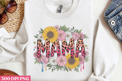 Floral Mama Mom Sublimation PNG Product Image 2