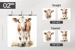 Shabbychic Calf Tumbler Wrap| Tumbler Sublimation Wrap Product Image 1