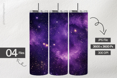 Midnight Purple Digital Papers - 04 variations Product Image 2