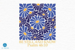 Religious Flower Quote PNG, Inspirational Design Product Image 1