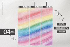 Pastel Glitter Digital Papers - 04 Variations Product Image 2