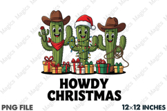 Howdy Christmas Funny Meme Design Png Product Image 1