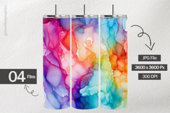 Rainbow Ink Digital Papers - 04 Variations Product Image 2