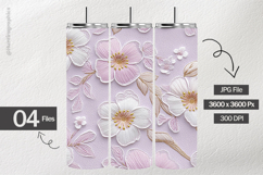 Cherry Blossom Digital Papers - 04 Variations Product Image 2