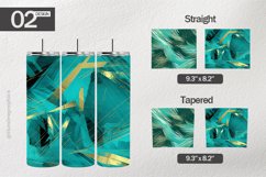 Teal Tumbler Wrap| Tumbler Sublimation Wrap Product Image 1