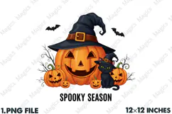 Cute Spooky Season PNG, Halloween Png Product Image 1