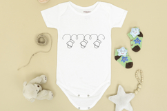 Christmas garland bundle|Bunting line art SVG PNG Product Image 4