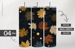 Oak Leave Digital Papers - 04 Variations Product Image 2