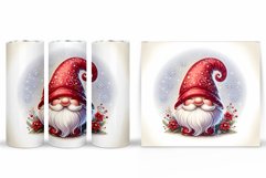 Christmas Gnome Tumbler. Christmas Tumbler Sublimation Product Image 2