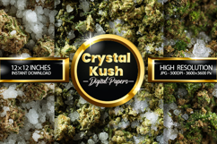 Crystal Kush Digital Papers - 04 Variations Product Image 1