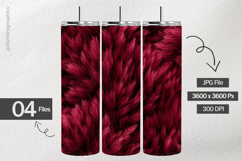 Maroon Fur Digital Papers - 04 Variation Product Image 2